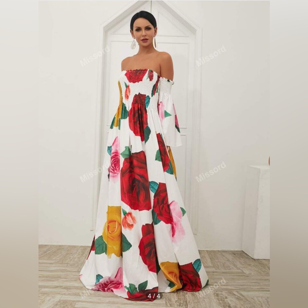 Miss Ord Floral Maxi Dress Small